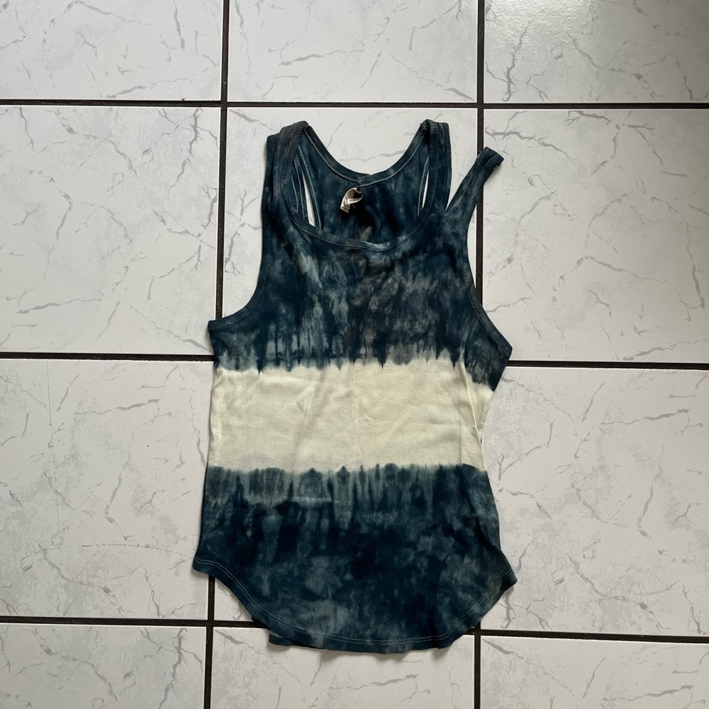 Free People NWT tie dye tank top